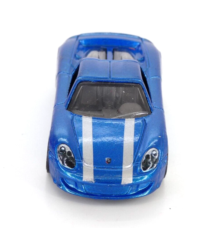 Coche deportivo de juguete Hot Wheels Porsche Carrera GT Diecast Mattel 2006 modelo azul Foto 2 de 4
