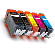 50 PK Printer Ink Set with chip for PGI-220 CLI-221 MP620 MP640 MX860 MX870