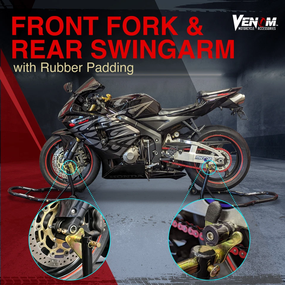 Soporte trasero delantero moto para Yamaha YZF1000R / YZF 1000 R / Thunderace 1997 Foto 3 de 4