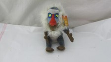 NWT - Disney Store Exclusive Lion King Rafiki 7" Mini Bean Bag Plush