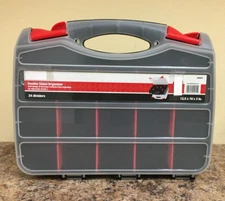 Double Sided Storage Organizer with 32 Compartments & Removable Dividers