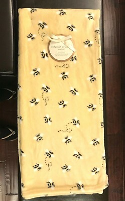 CYNTHIA ROWLEY Soft Oversized Honey Bumble Bee Throw