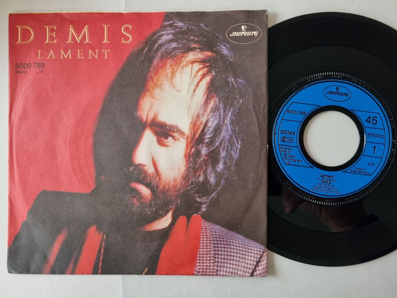 Demis Roussos - Lament 7'' Vinyl Germany