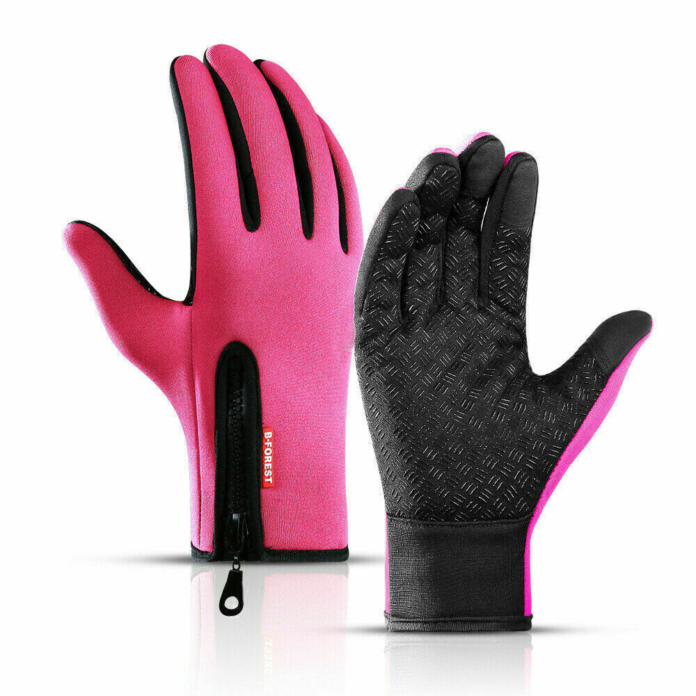 Thermal Windproof Waterproof Winter Gloves  Men Women Touch Screen Warm Mittens