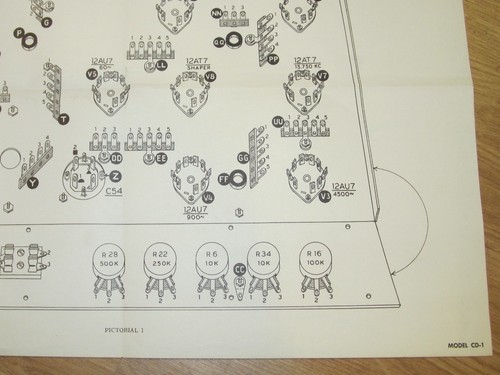 1961 Heathkit Color Bar & Dot Generator CD 1 Manual w/Pictorials J1037 - Picture 10 of 12