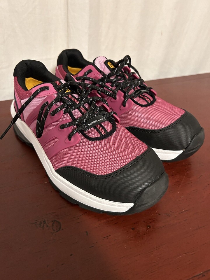 Caterpillar CAT Quake Women's Size 9 Composite Toe Work Shoe MSRP 100 Pink NWOB eBay