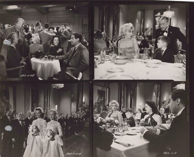 Marilyn Monroe + Jane Russell - Contact Sheets (1953)   Vintage Photo K 652