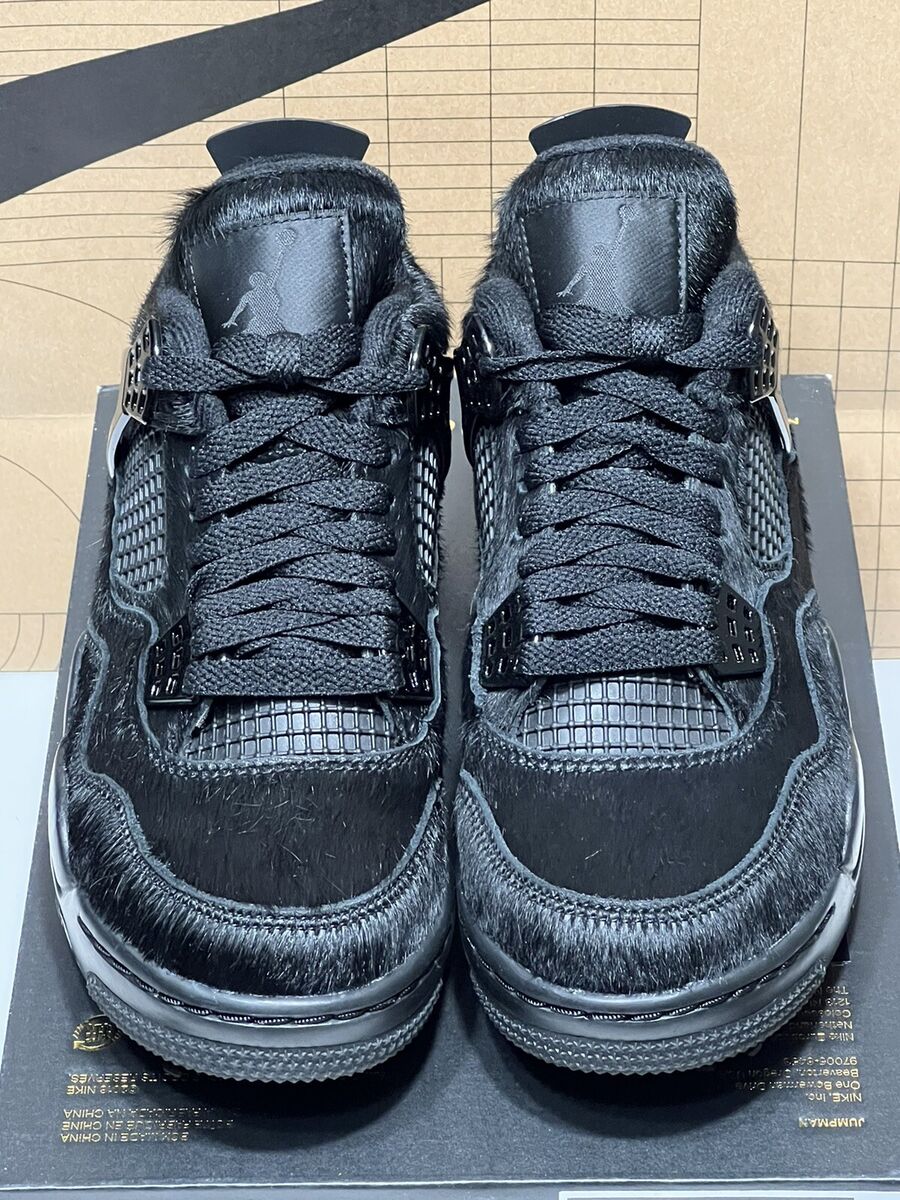 Nike Air Jordan IV G 4 Golf Black Cat Pony Hair CU9981 001 Nike Air Jordan IV G 4 Golf Black Cat Pony Hair CU9981 001