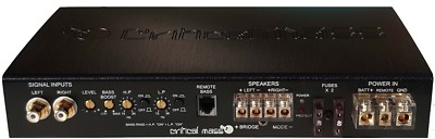 CRITICAL MASS 2CH AMP CAR AMPLIFIER SQ 1000W JL HIFI HERTZ AUDIO ZAPCO KICKER NR