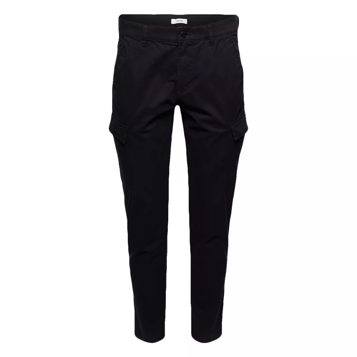 Black cargo trousers 2025 slim fit