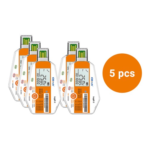 Registrador de datos de temperatura Elitech LogEt 1 informe PDF de un solo uso USB 16000 puntos - Imagen 8 de 10