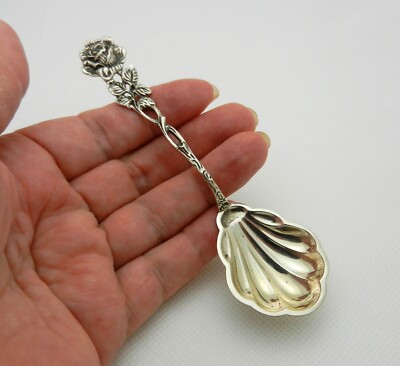 Vintage Albo 835 Silver Sterling Sugar/Cream Spoon Hildesheim