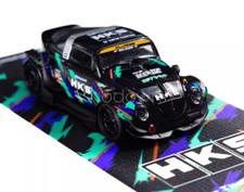 TM 1:64 Scale Black  HKS RWB Beetle Classic Sports Model Diecast Metal Car