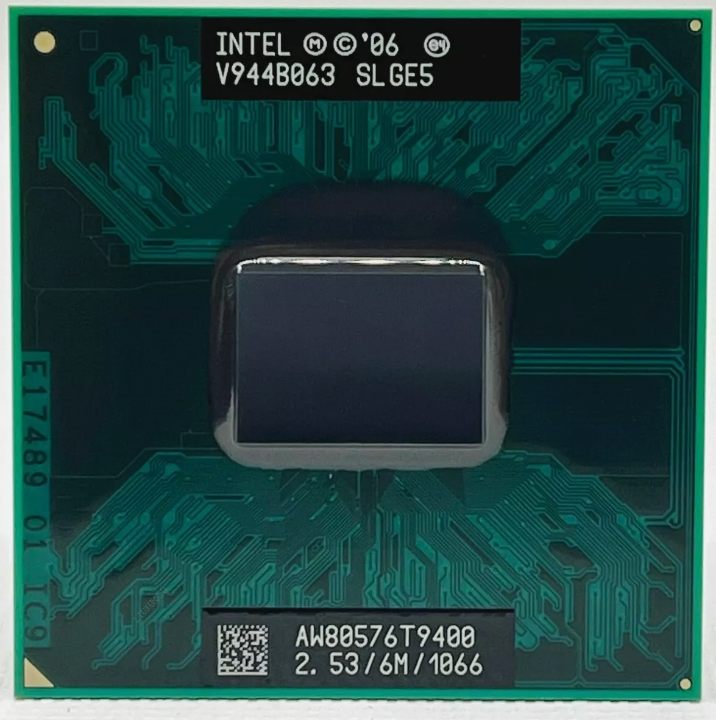 Intel Core 2 Duo T9400 2.53GHz 6MB Cache 1066MHz FSB for PM45/GM45 Chipsets