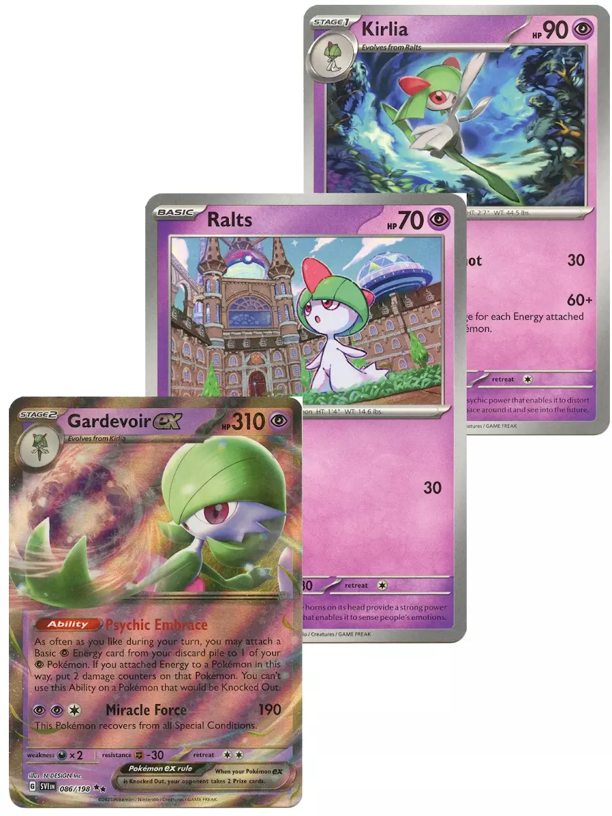 Carta Card Pokémon Gardevoir Ex