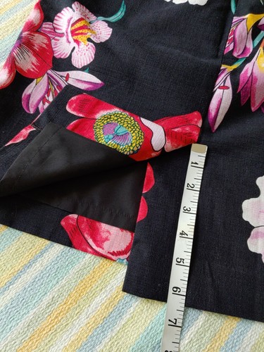 ✨ NEW Ann Taylor Factory black floral pencil skirt size 2 - Picture 15 of 16