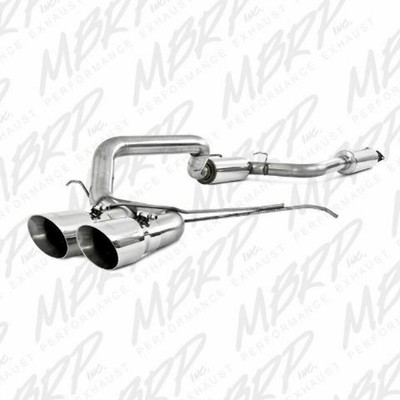 MBRP for 13-14 Ford Focus ST 2.0L EcoBoost Dual Center Outlet T409 3in Cat Back