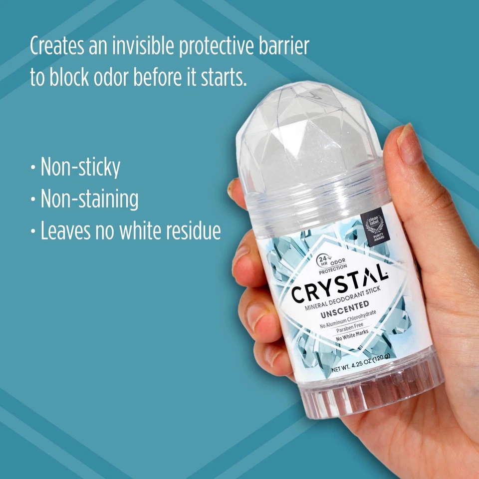 Crystal Desodorante Corporal Stick Sin Fragancia 125 ml Foto 2 de 4