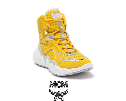 Uomo Suola Spessa Sneakers Linea Verde Scarpe Bianche