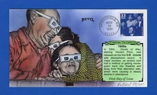Scott 3187 Celebrate the Century Movies Go 3D HP Bevil FDC Main Lot 200 Made