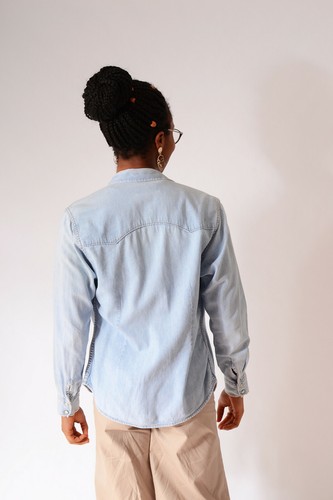 Vintage Womens Lee Denim Shirts XS, S, M, L, XL, XXL - Afbeelding 2 van 8