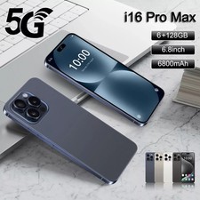 2026 i16 Pro Max 5G Unlocked Smartphone Android 128GB Dual SIM Cheap Cell Phone