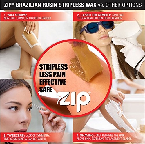 Zip Wax Hot Wax Hair Remover 7 Oz by ZIP - Picture 2 of 11