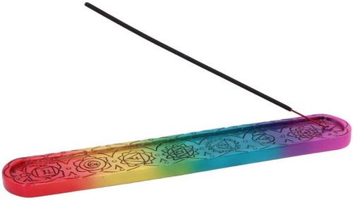 Rainbow Chakra Incense Burner 12Cm (Set Of 4) NUOVO - 第 5/10 張圖片
