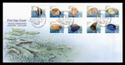 DR WHO 2001 SINGAPORE FDC TROPICAL MARINE FISHES DEFINITIVES w35918