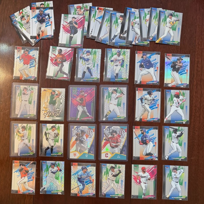 LOT 40 2026 Topps Finest #'d /75 Refractor Arrivals X-Fractor Diamond Rare MORE