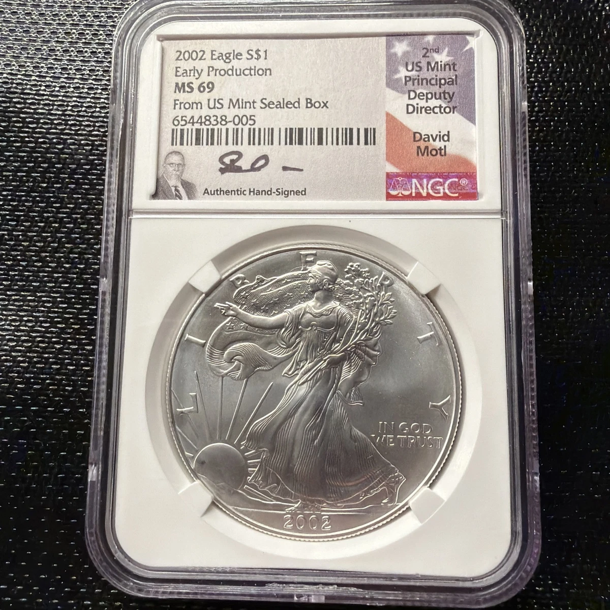 American Eagle MS 69 Graded 2002 Silver Bullion Coins for sale | eBay