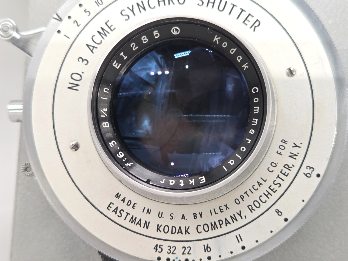 EXC!! Kodak Commercial Ektar 8 1/2 (215mm) F6.3 No.3 ACME SYNCHRO