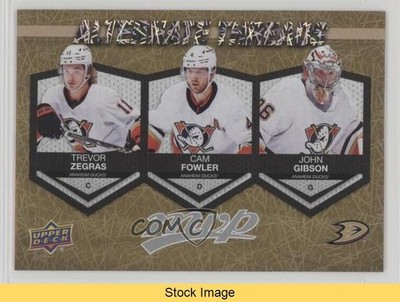 2023 MVP Alternate Threads Gold Trevor Zegras Cam Fowler John Gibson READ 0px1
