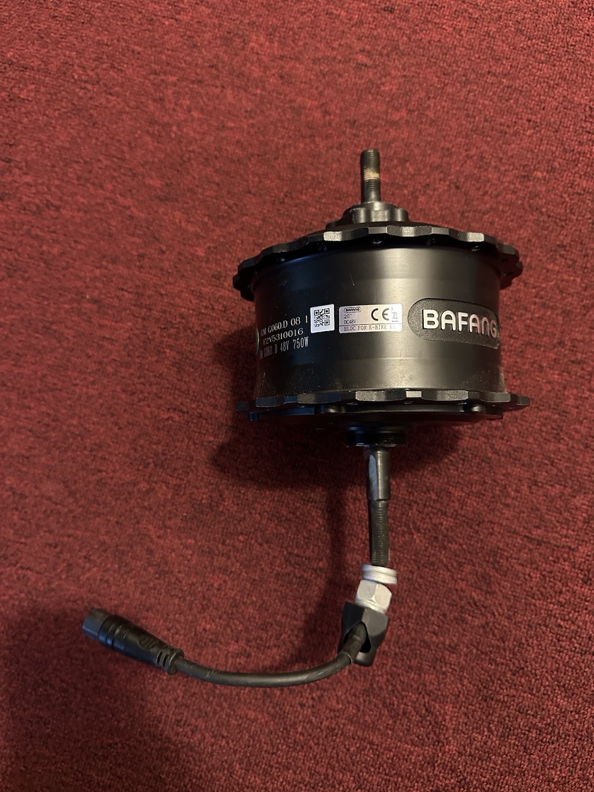 Rear Hub Motor  E-Bike for Bafang G060 48V 750W (UNTESTED)