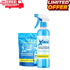 X-ALL Multi-Purpose Cleaner - Spray Bottle and 5x Cleaning Tablets