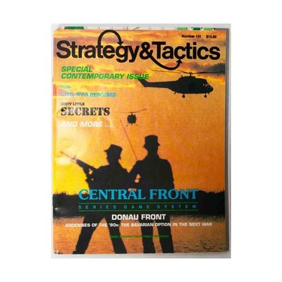 SPI Strategy & Tactics #131 w/Central Front - Donau Front Mag VG+