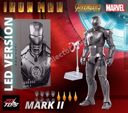 Iron Man Marvel Action Figuren Maßstab 1:10 Avengers Infinity Saga LED VERSION - Bild 3 von 31