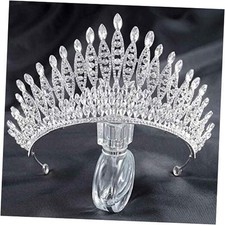 Baroque Crowns and Tiaras Crystal Bride Wedding Queen Crowns for Brides and