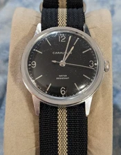 Men's Caravelle Wristwatch 1971 Manual Wind Explorer-style Free Shipping