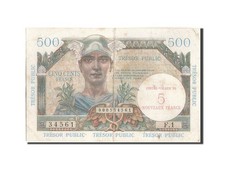 [#208856] Banknote, France, 5 Nouveaux Francs on 500 Francs, 1955-1963 Treasury,