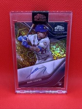 2023 Topps Chrome Black - Auto Mark Vientos #CBA-MV Gold Refractor /50 (AU/RC)
