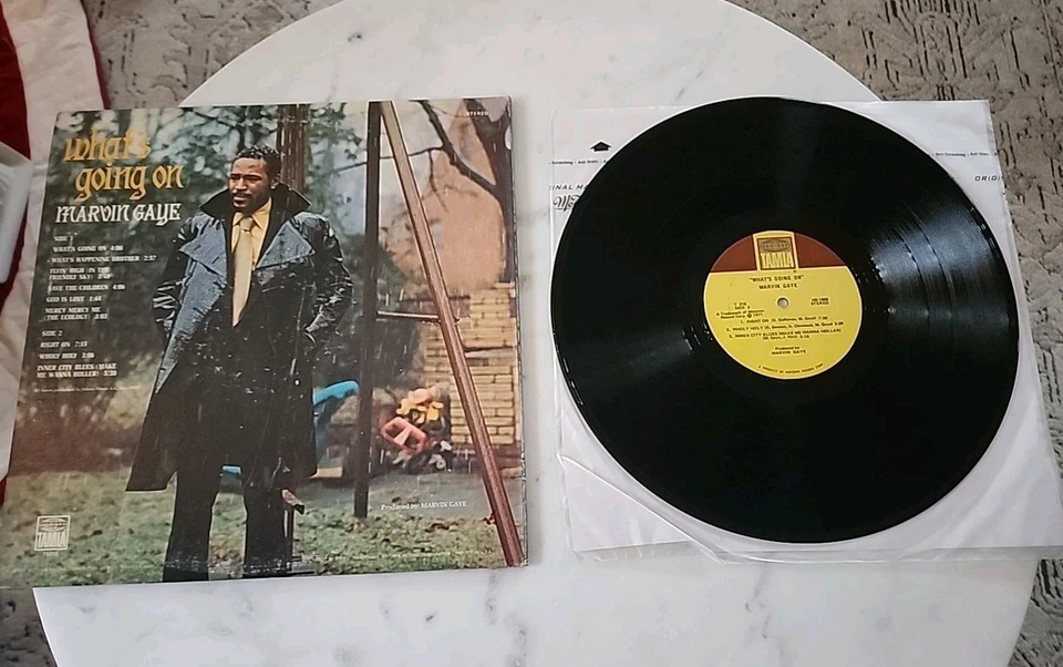 MARVIN GAYE LP What's Going On ORIGINAL 1971 TAMLA LP Vinyl Record VG+/VG+ - Image 3 of 4
