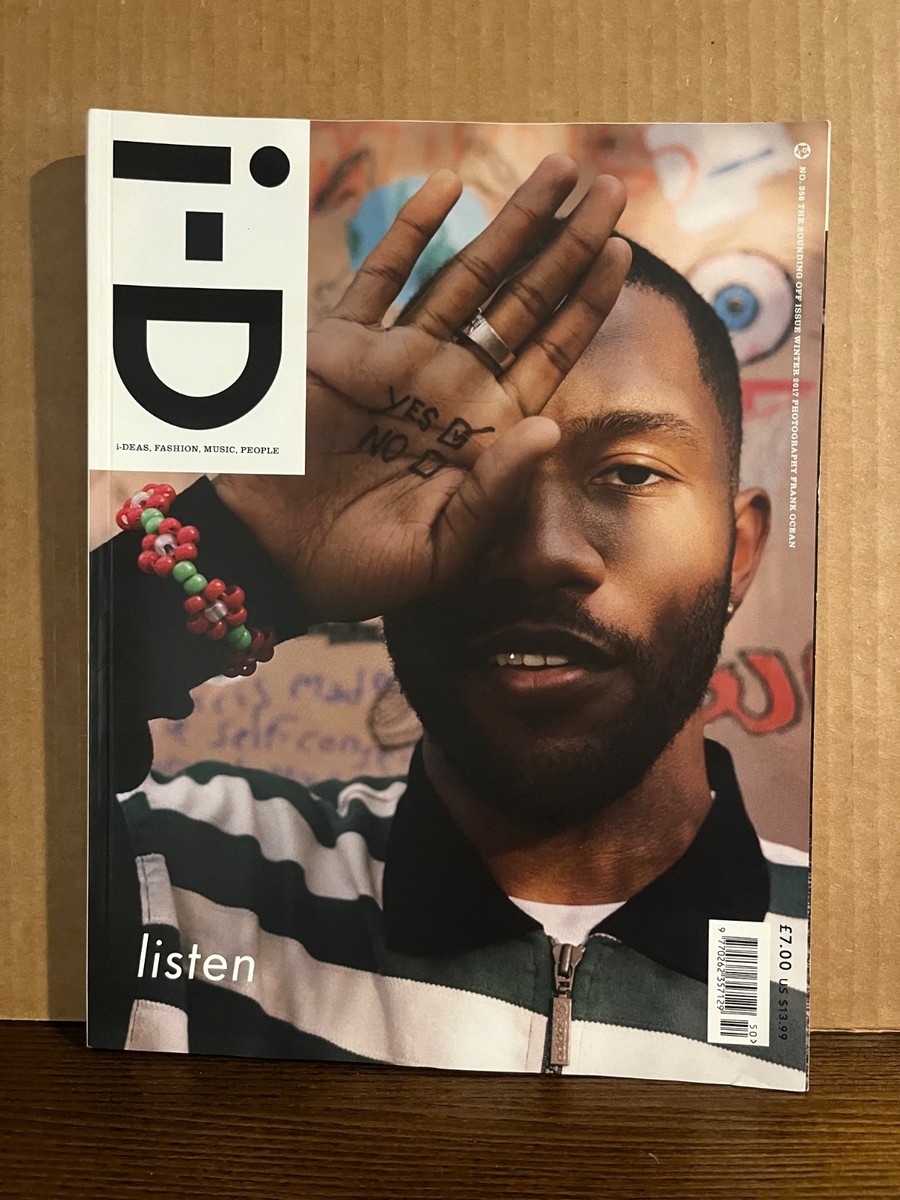 I-D magazine, Edition 350 - Frank Ocean (BOTH COVERS) | eBay