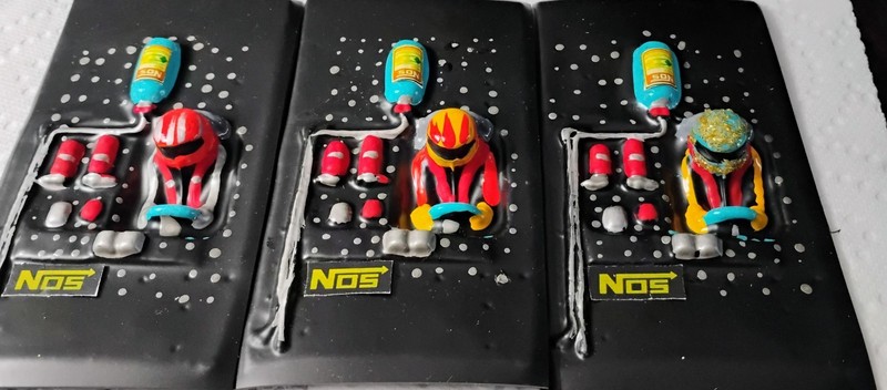 3 Drag 1/24 Interior Cards