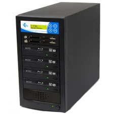 EZ DUPE Media Mirror PLUS 1 to 3 Duplicator - Flash (SD CF MS MMC USB) / Blu-Ray