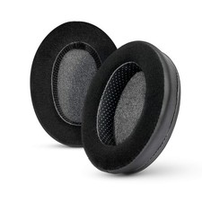 Hybrid Memory Foam Earpad - Black PU/Velour - Suitable for Large Over The Ear...