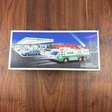 1996 Hess Emergency Truck &ndash; Mint in Box &ndash; Lights & Sounds &ndash; Vintage Hess &ndash;