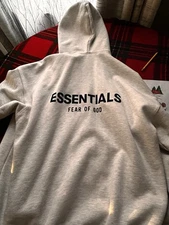 Essential FOD Oatmeal Hoodie Size: Adult M