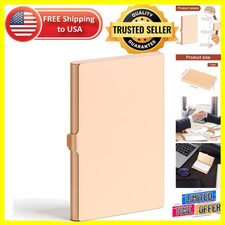 Gold Metal Business Card Holder - Stylish  Portable for Professionals