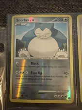 2007 POKEMON Card TCG Snorlax 37/130 Diamond and Pearl - Reverse HOLO Rare MP on eBay